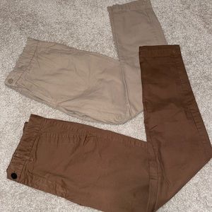 Two pair of size 31 H&M khakis